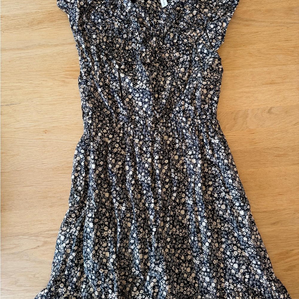 Janie and Jack Navy Floral Casual Dress